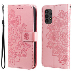 Откидной чехол для Samsung Galaxy A13 4G, Mandala Flower, розовый