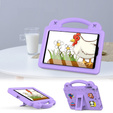 Дитячий чохол для планшета iPad mini 7.9" 2019/2015/2014/2013/2012 (5/4/3/2/1 gen.), Cute Patterns, з підставкою, фіолетовий