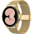 Металический браслет с чехлом для часов Samsung Galaxy Watch 4 40mm, Gold