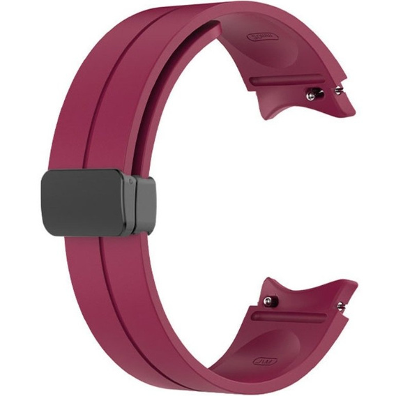 Силіконовий ремінець для Fitbit Inspire 3, Red Samsung Galaxy Watch 4 / 5 40/42/44/46/45MM PRO, Claret