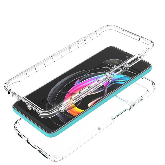 Чoхол Shockproof до Motorola Edge 20 Lite, without screen protector, прозорий