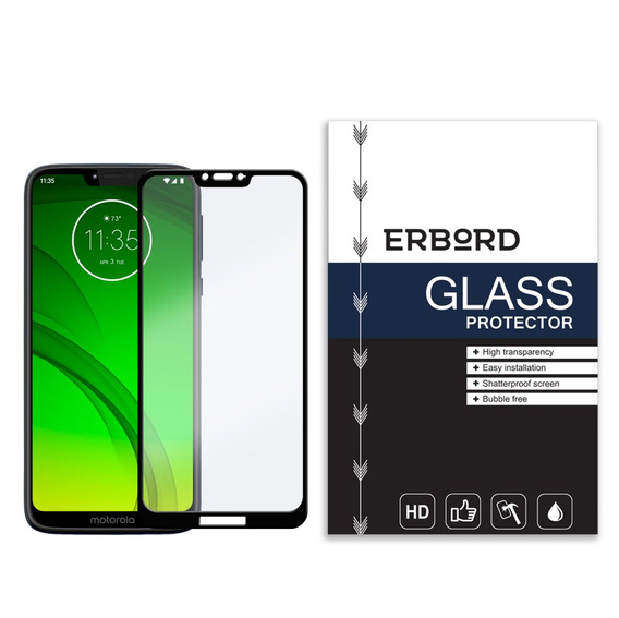 Загартоване скло 3D ERBORD до Motorola Moto G7 Power