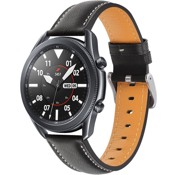 Шкіряний ремінець для Samsung Galaxy Watch 42mm - Black
