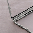 Магнітний чохол Dual Glass MagSafe для Samsung Galaxy S22 Ultra, сріблястий