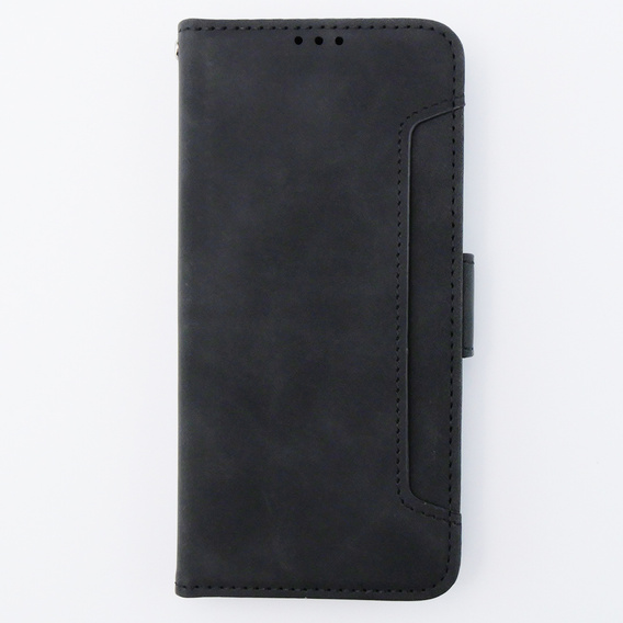 Футляр з клапаном для Motorola Moto G54 5G, Card Slot, чорний
