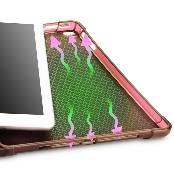 Чохол для iPad 9.7 2018 / 2017/ Air / Air 2, Smartcase з місцем для стилуса, рожевий rose gold
