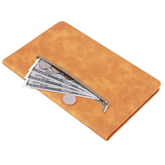 Чохол для Samsung Galaxy Tab S10 Lite / S10 FE / S9 FE, Wallet Pen Slot, жовта