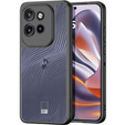 Чехол DuxDucis для Motorola Edge 50 Neo / Motorola ThinkPhone 25, Aimo case, прозрачный / черный
