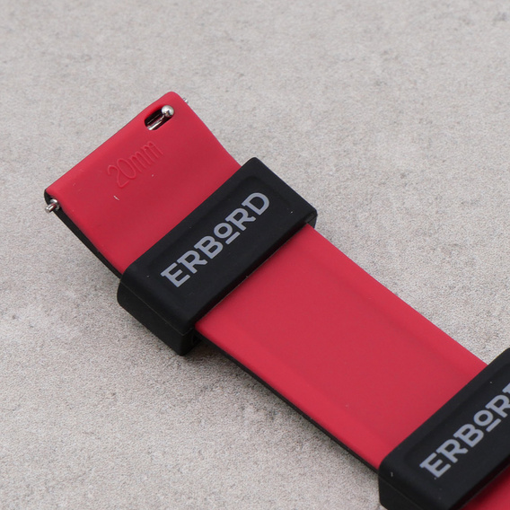 Универсальный силиконовый ремешок ERBORD 20 мм