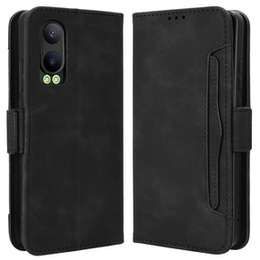 Футляр з клапаном для OnePlus Nord CE4 Lite, Card Slot, чорний