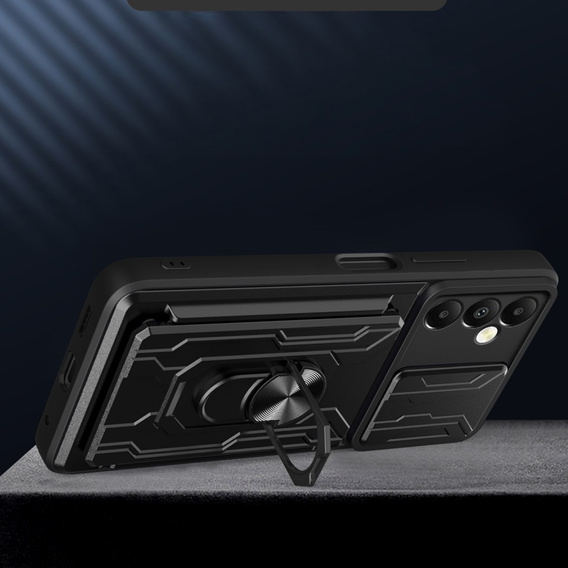 Броньований чохол для Samsung Galaxy A05s, Camera Slide Card Slot, чорний