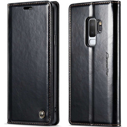 Чохол-обкладинка CASEME для Samsung Galaxy S9+ Plus, Waxy Textured, чорний