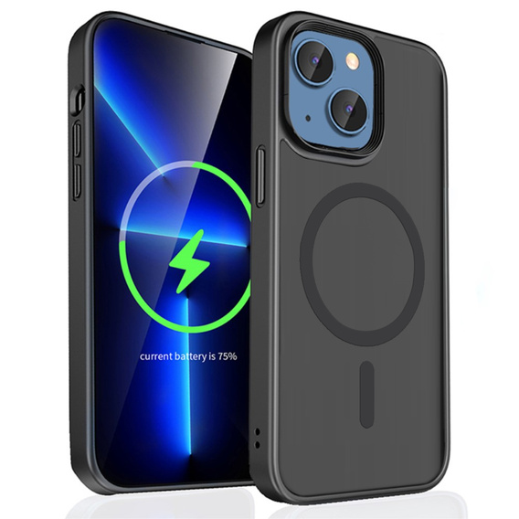 Чехол Mocolo до iPhone 14, MagSafe, чёрный