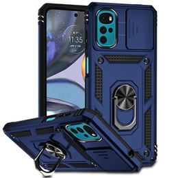 Чохол NOX Camera Slide Motorola Moto G22, CamShield Slide, синій