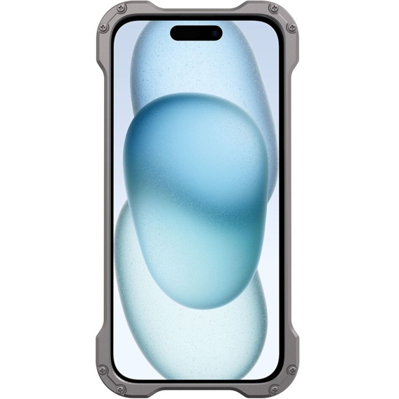 Чехол R-JUST для iPhone 15 Plus, бронированный, для MagSafe, черный