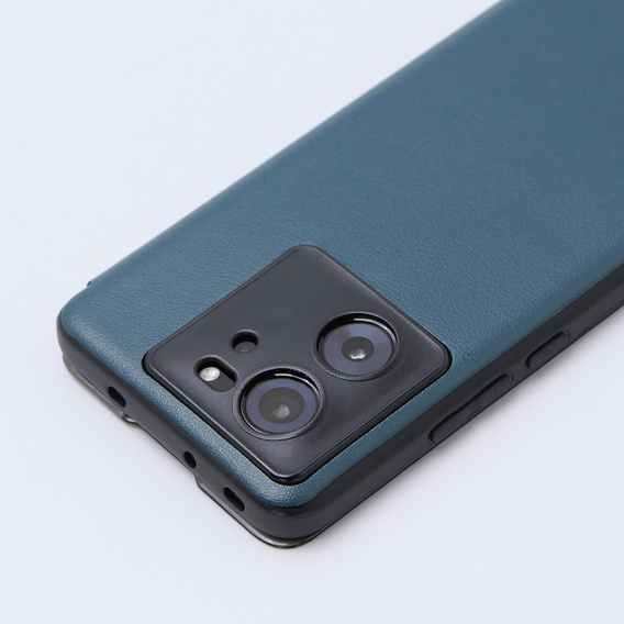 Чехол для Xiaomi 13T / 13T Pro, с откидной крышкой Side View, зелёный