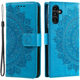 Откидной чехол для Samsung Galaxy A05s 4G, Mandala, синий
