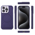 Чохол для iPhone 15 Pro, ERBORD Armor Mag, фіолетовий