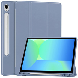 Чехол для Samsung Galaxy Tab S10 FE+ Plus, Smartcase с местом для стилуса, темно-синий