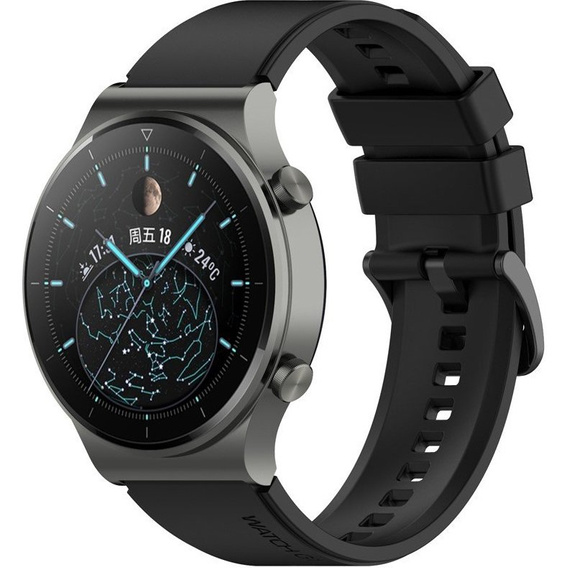 Силиконовый ремешок до Huawei Watch GT 2 Pro - Black