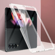 Чохол Rubberized Hard PC Shell для Samsung Galaxy Z Fold 3 5G,  Matte Clear