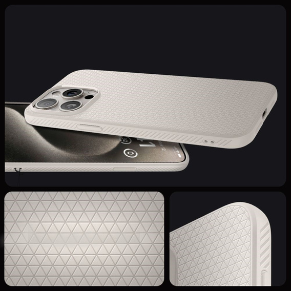 Чехол Spigen до iPhone 15 Pro Max, Liquid Air, чёрный