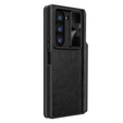 NILLKIN фліп-чохол для Samsung Galaxy Z Fold6 5G, CamShield Qin Pro, шкіра, чорний