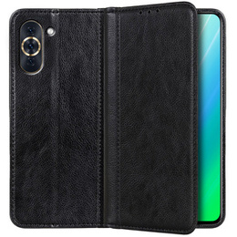 Флип-кейс для Huawei Nova 10 4G, Split Leather, чёрный