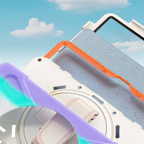 Броньований чохол з підставкою та ременем через плече для Lenovo Tab One