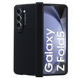 Чохол для Samsung Galaxy Z Fold5 5G, зі склом, чорний