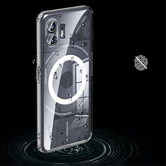 Чехол для Nothing Phone 2, гибридный чехол Fusion, для MagSafe, прозрачный