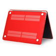 Чехол для Macbook Air 13 A1466/A1369, Hard Case - Translucent Red