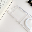 Чoхол до Samsung Galaxy Z Flip7 FE / Z Flip6, Dropproof MagSafe, прозорий