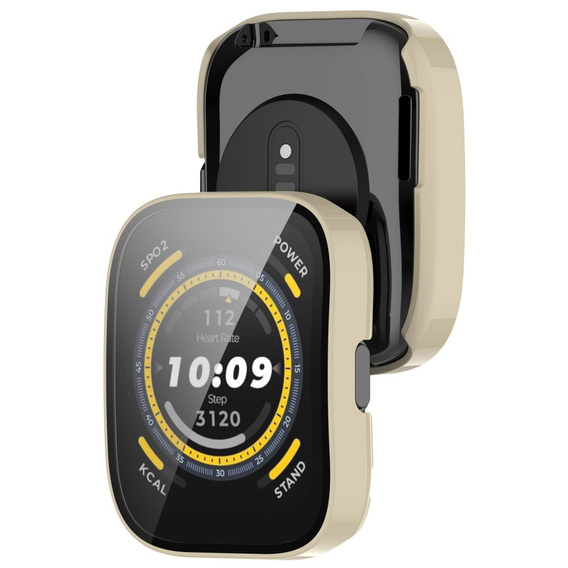 Чехол 2 в 1 + закаленное стекло для Amazfit Bip 5, белый