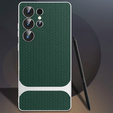 Чoхол до Samsung Galaxy S25 Ultra, GKK Woven Leather, зелений