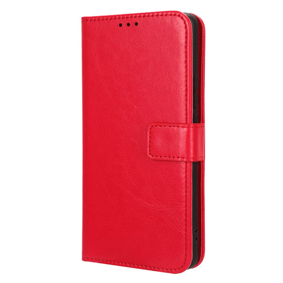 Футляр з клапаном для Realme 11 Pro 5G / Pro+ 5G, Crazy Horse Wallet, червоний