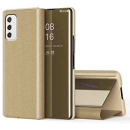 Чoхол до Samsung Galaxy M52 5G, Clear View, золотий