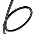 BASEUS Yiven M30 Кабель Minijack 3.5mm Aux 0.5m - Silver/Black