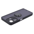 Чехол для Infinix Hot 30i, Frosted Ring, чёрный