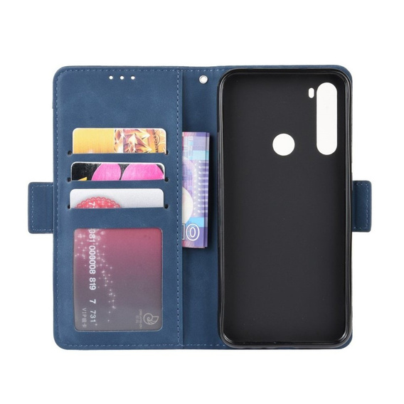 Откидной чехол для Xiaomi Redmi Note 8T, Card Slot, синий
