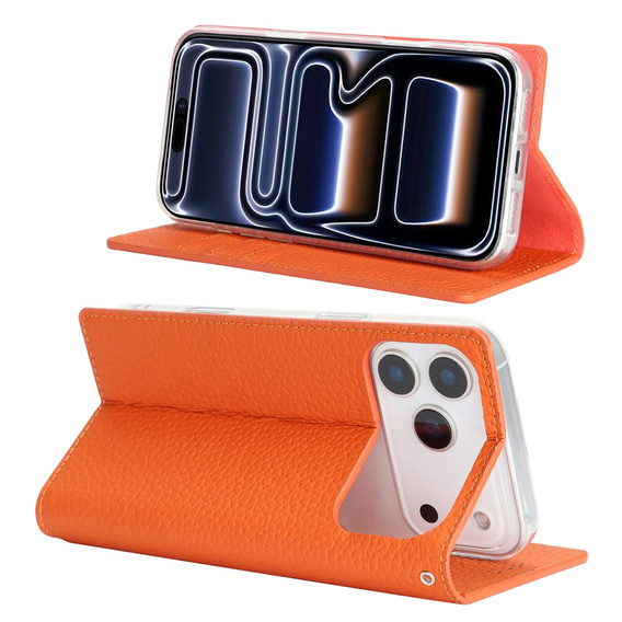 Чехол с клапаном Litchi Skin Grain для iPhone 17 Pro Max