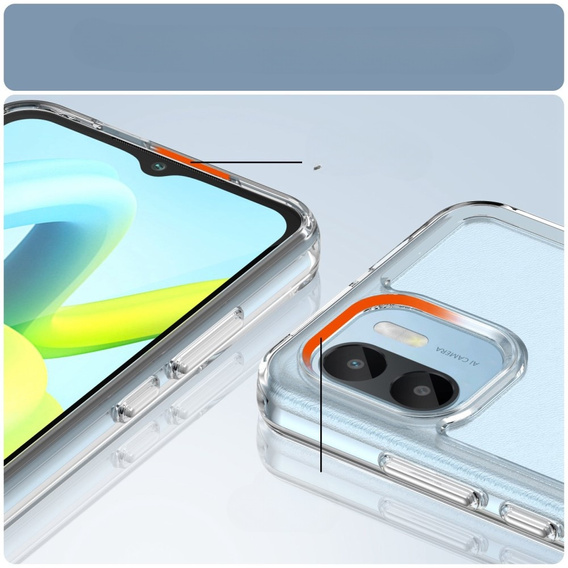 Чехол до Xiaomi Redmi A1 4G / A2 4G, Fusion Hybrid, прозрачный