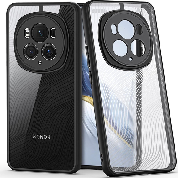 Чехол DuxDucis для Honor Magic 6 Pro 5G, Aimo case, прозрачный / черный