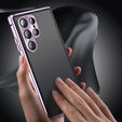 Чехол для Samsung Galaxy S25 Ultra, Magnetic Dual Glass, фиолетовый