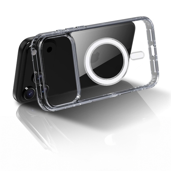 Магнитный чехол TPU + акрил для iPhone 17 Pro (совместим с MagSafe)