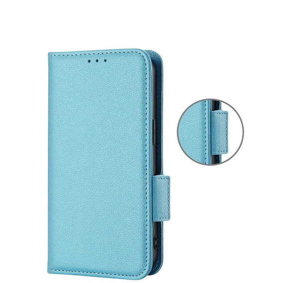 Откидной чехол для Xiaomi Redmi Note 12 5G / POCO X5 5G, Wallet Litchi Magnet, синий