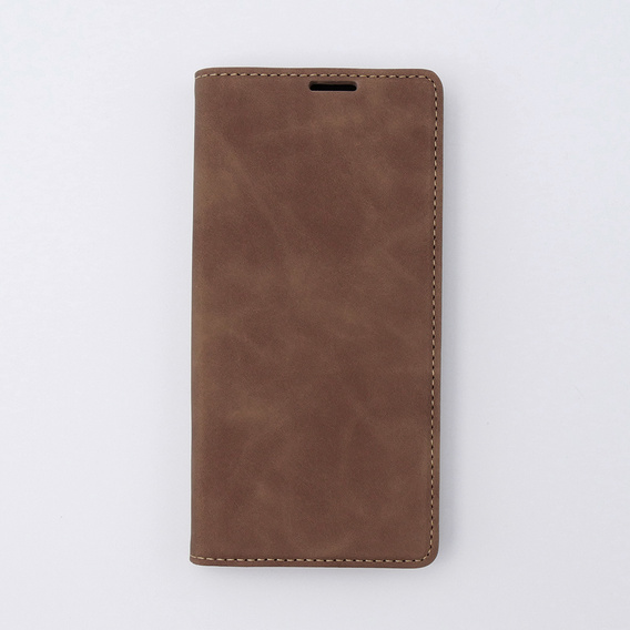 Чехол для Oppo A78 4G, ERBORD Vintage, бумажник с клапаном, кофе