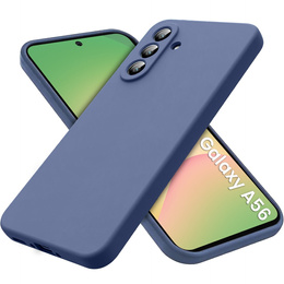 Чехол до Samsung Galaxy A56 5G, Silicone Lite, темно-синий