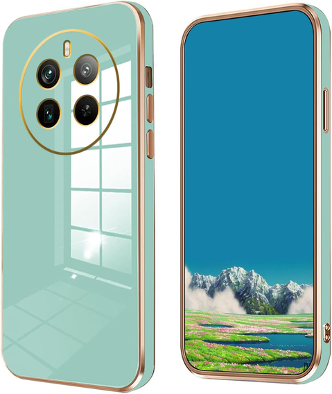 Чехол для Realme 12 Pro 5G / 12 Pro+ 5G, Glamour CamShield, мятный