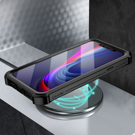 Бронированный чехол для iPhone 12/12 Pro, Dexnor Full Body, чёрный